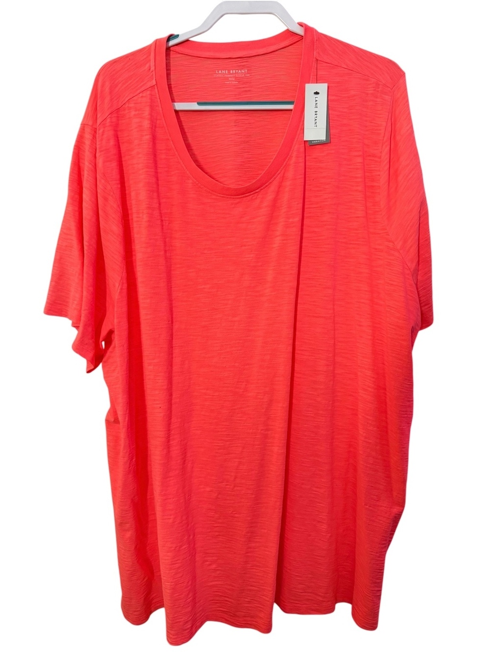 NWT Lane Bryant Neon Orange Tee 30/32